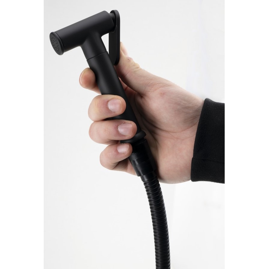 Aqualine - Bidet tap with shower for concealed installation matte black