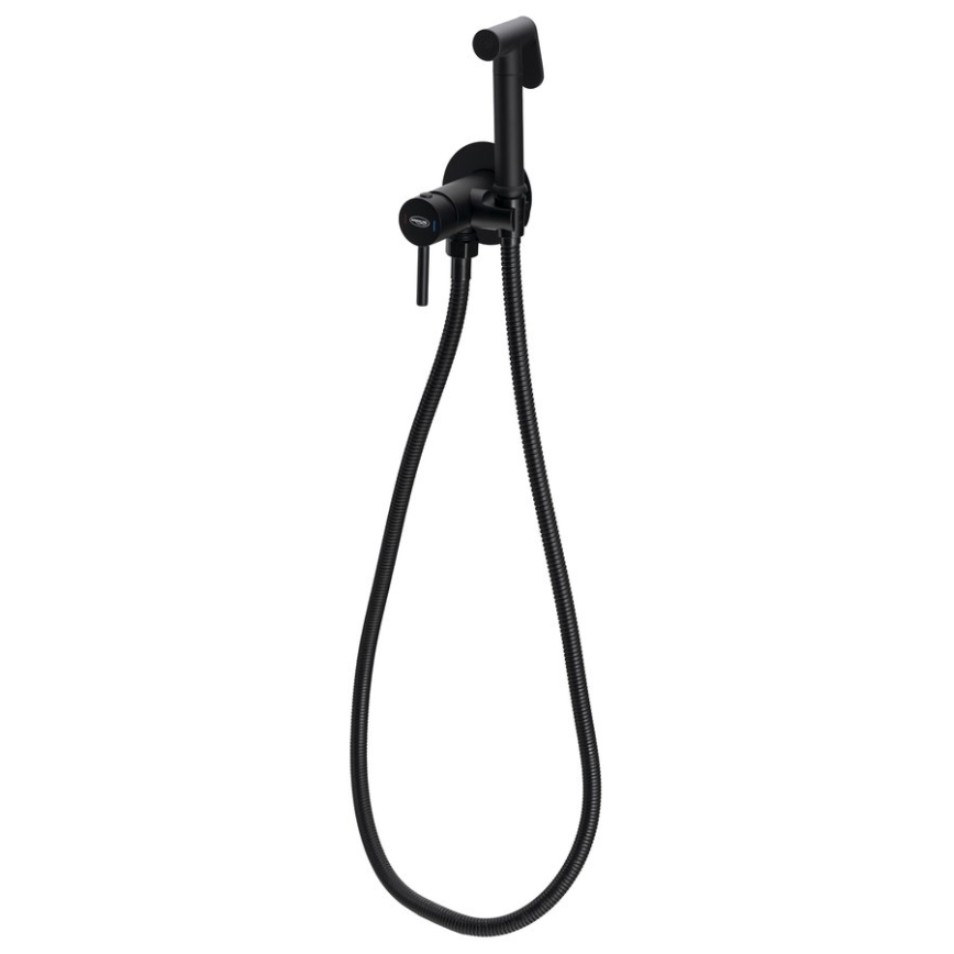 Aqualine - Bidet tap with shower for concealed installation matte black