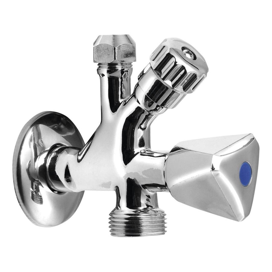 Aqualine - Combination Valve, Polished Chrome