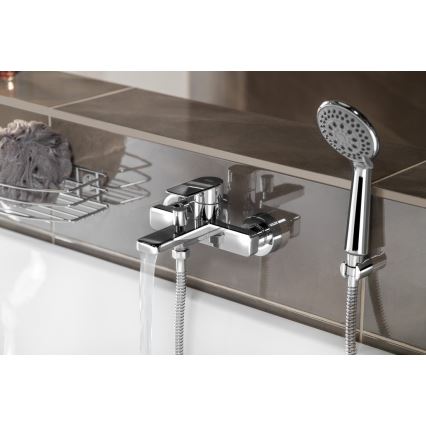 Aqualine - DAPHNE Bath Mixer Tap, Polished Chrome