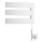 Aqualine - Electric towel rail ELVIS 50W/230V 34,2 cm white right
