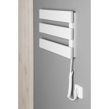 Aqualine - Electric towel rail ELVIS 50W/230V 34,2 cm white right