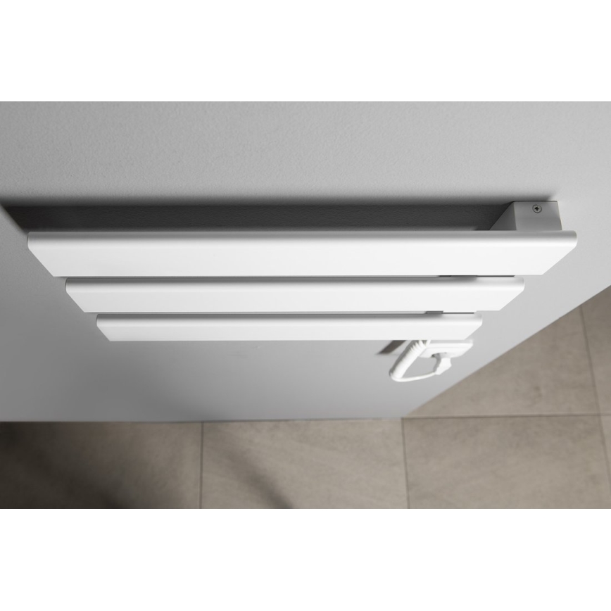 Aqualine - Electric towel rail ELVIS 50W/230V 34,2 cm white right
