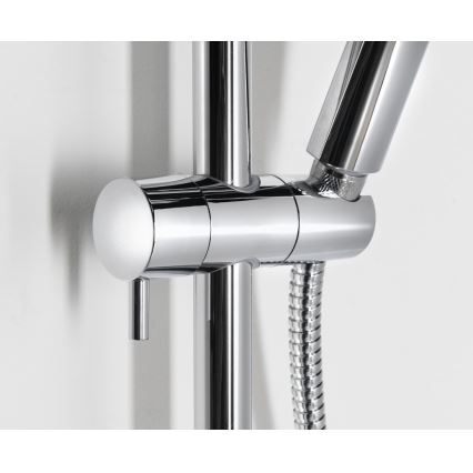 Aqualine - FARRAO Shower Set with Mixer, Polished Chrome