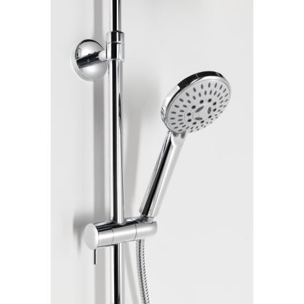 Aqualine - FARRAO Shower Set with Mixer, Polished Chrome