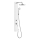 Aqualine - FIGA Shower Set with Mixer Tap, White/Polished Chrome