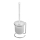 Aqualine - Freestanding toilet brush SIMPLE LINE white/shiny chrome