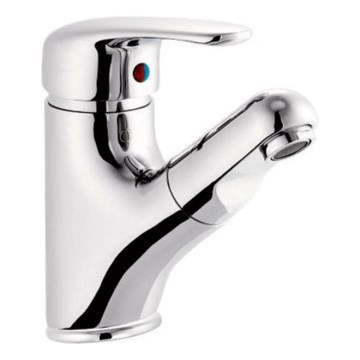Aqualine - KASIOPEA 14.2 cm Basin Mixer, Polished Chrome