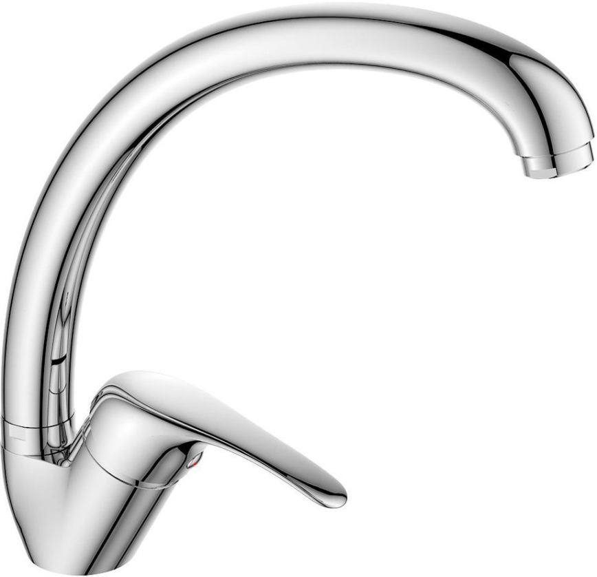 Aqualine - KASIOPEA 24 cm Kitchen Sink Faucet, Polished Chrome
