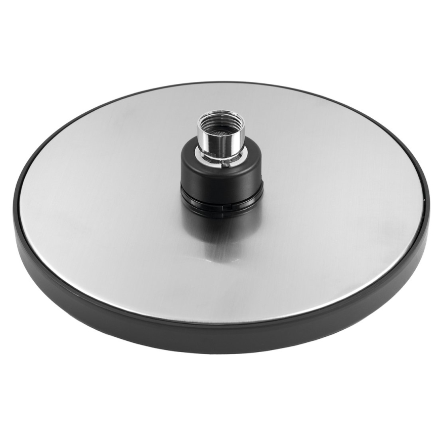 Aqualine - Overhead shower d. 20 cm matte black