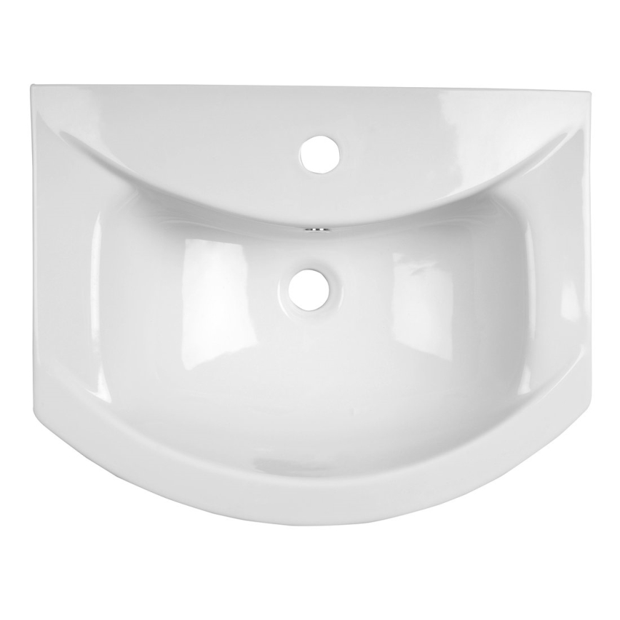 Aqualine - Recessed Basin ZERO 55x44 cm Ceramic/White