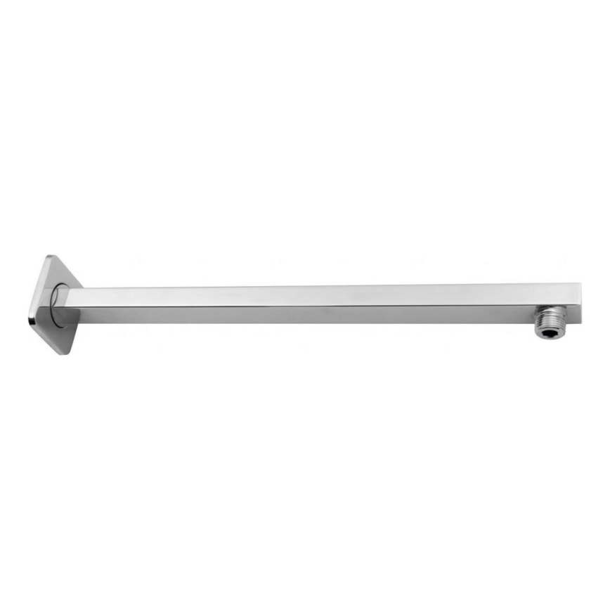 Aqualine - Shower arm angular 40,4 cm shiny chrome