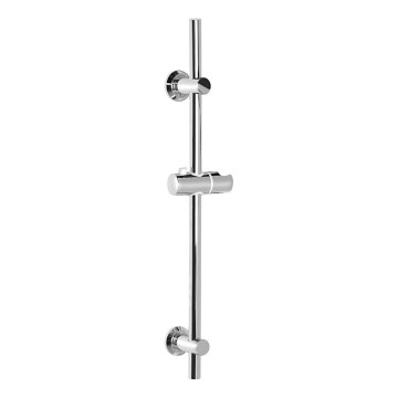 Aqualine - Shower pole with sliding holder shiny chrome