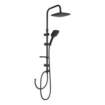 Aqualine - Shower set KERA matte black