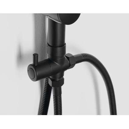 Aqualine - Shower set KERA matte black