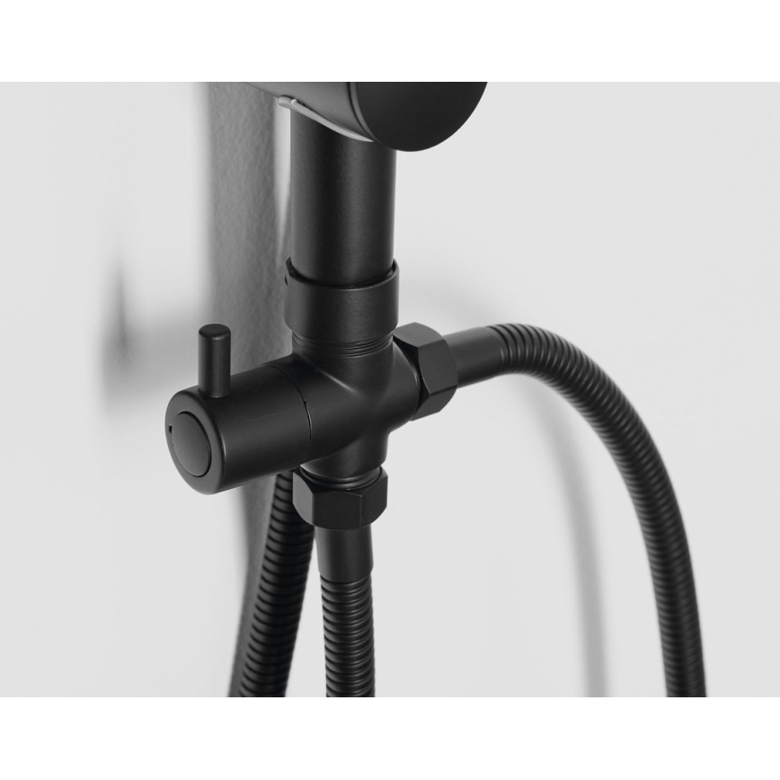 Aqualine - Shower set KERA matte black