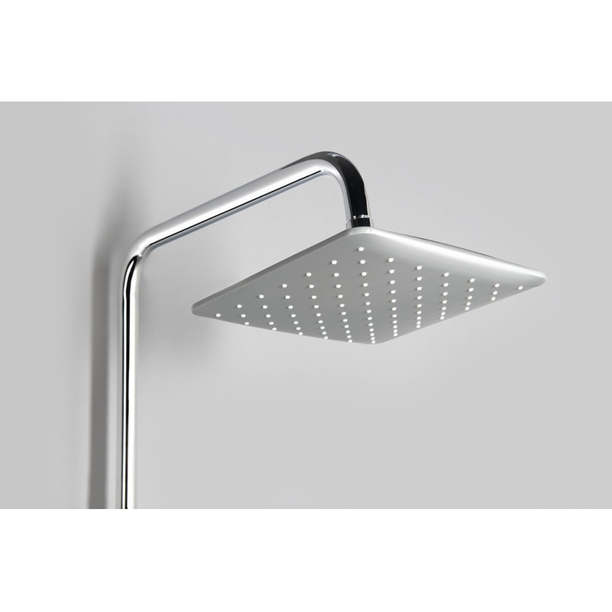 Aqualine - Shower set with tap FACTOR shiny chrome