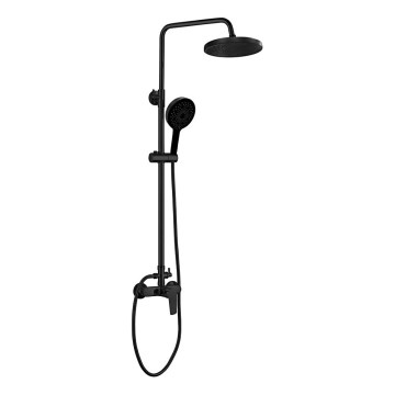 Aqualine - Shower set with tap LOTTA matte black