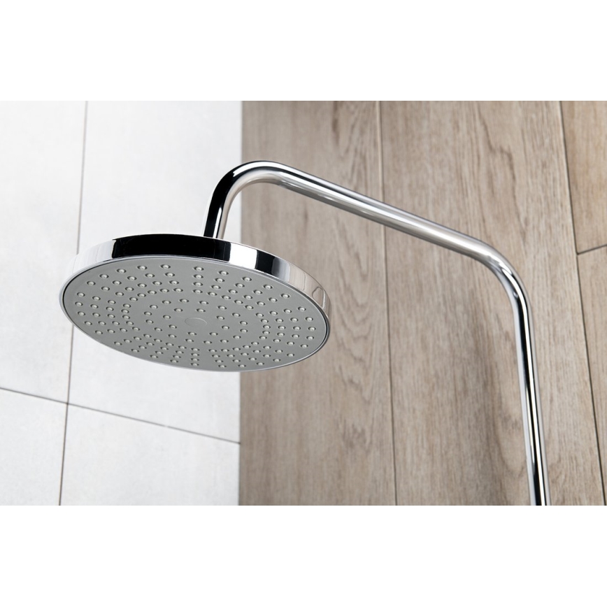 Aqualine - Shower set with thermostatic tap LIGA shiny chrome