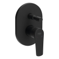 Aqualine - Shower tap for concealed installation LOTTA matte black