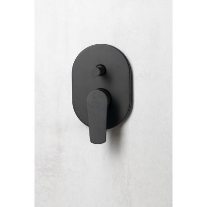Aqualine - Shower tap for concealed installation LOTTA matte black