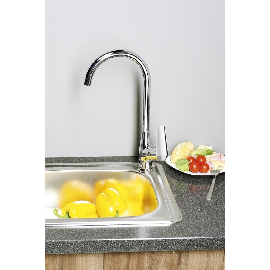 Aqualine - Sink tap LOTTA shiny chrome