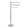 Aqualine - Stand with towel hanger SAMBA 85,5 cm stainless steel/shiny chrome