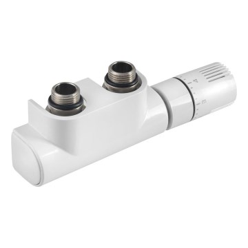 Aqualine - Thermostatic valve connection kit for central connection, white