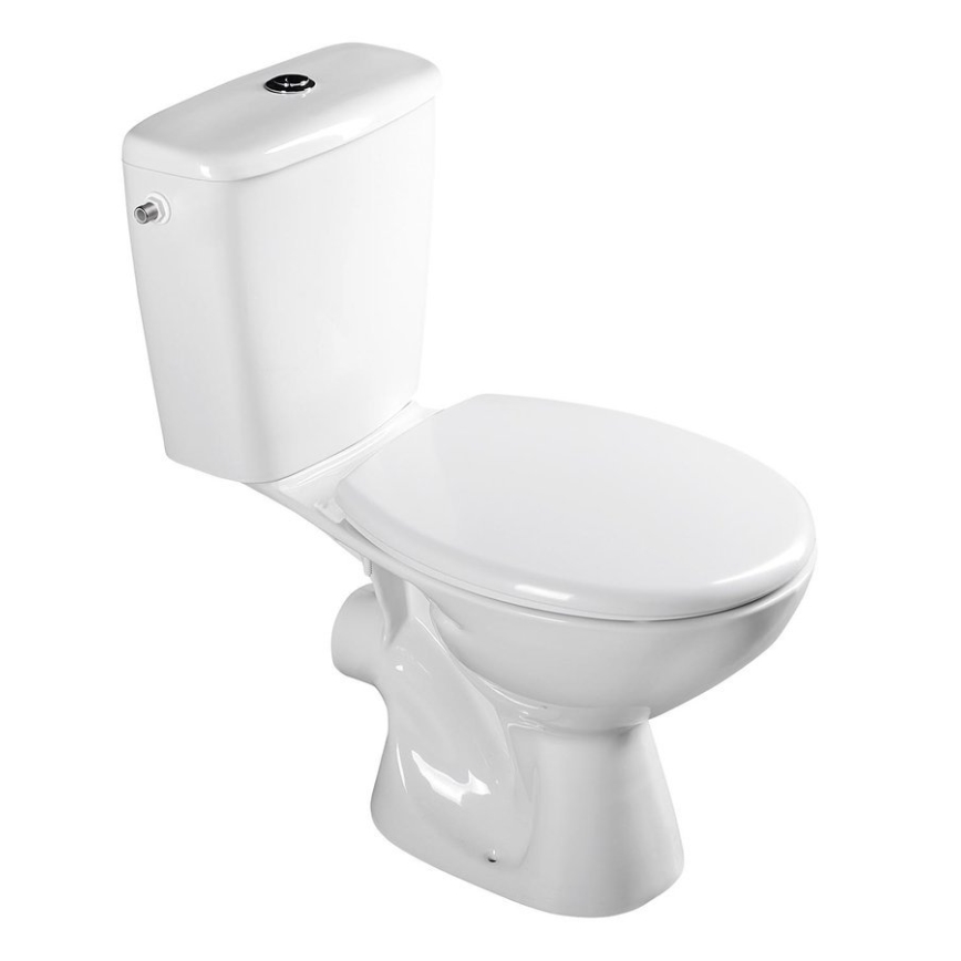 Aqualine - Toilet seat FIXET white