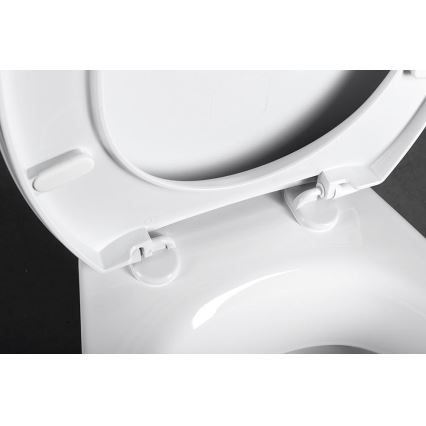 Aqualine - Toilet seat FIXET white