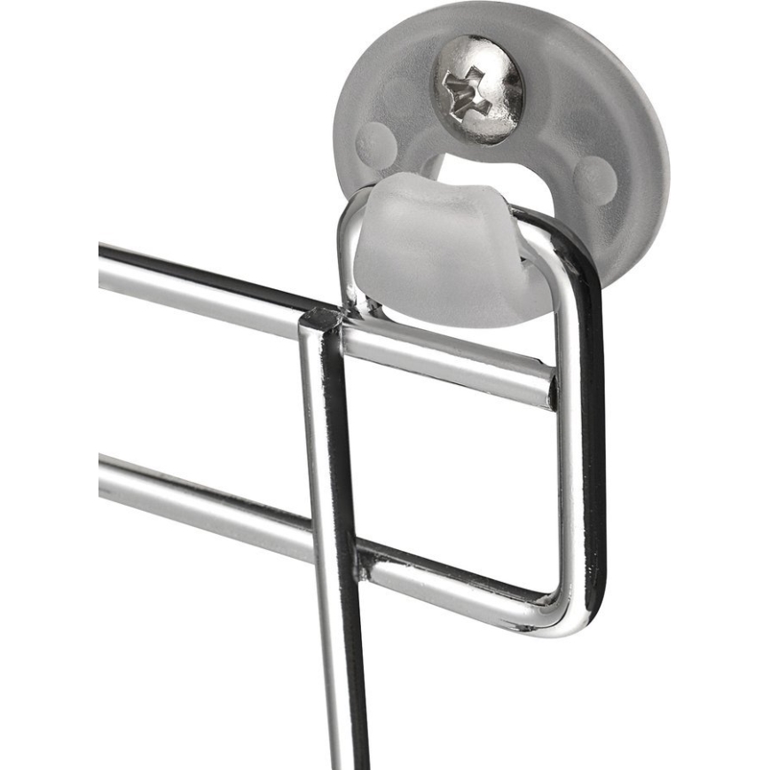 Aqualine - Two-tier shower wall shelf CHROME LINE shiny chrome