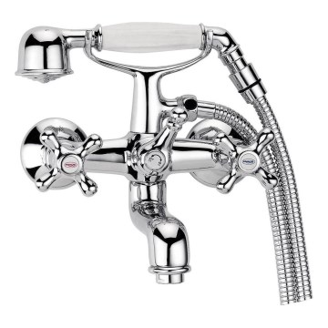 Aqualine - VICTORIA RETRO bathtub set, polished chrome