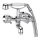 Aqualine - VICTORIA RETRO bathtub set, polished chrome