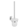 Aqualine - Wall-mounted toilet brush RUMBA milky glass/shiny chrome