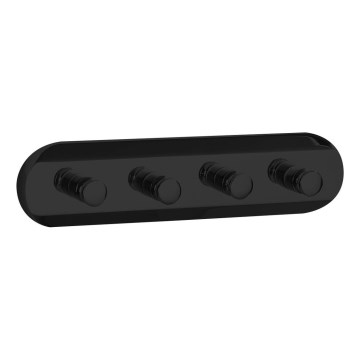 Aqualine - Wall towel hanger SAMBA 21 cm black