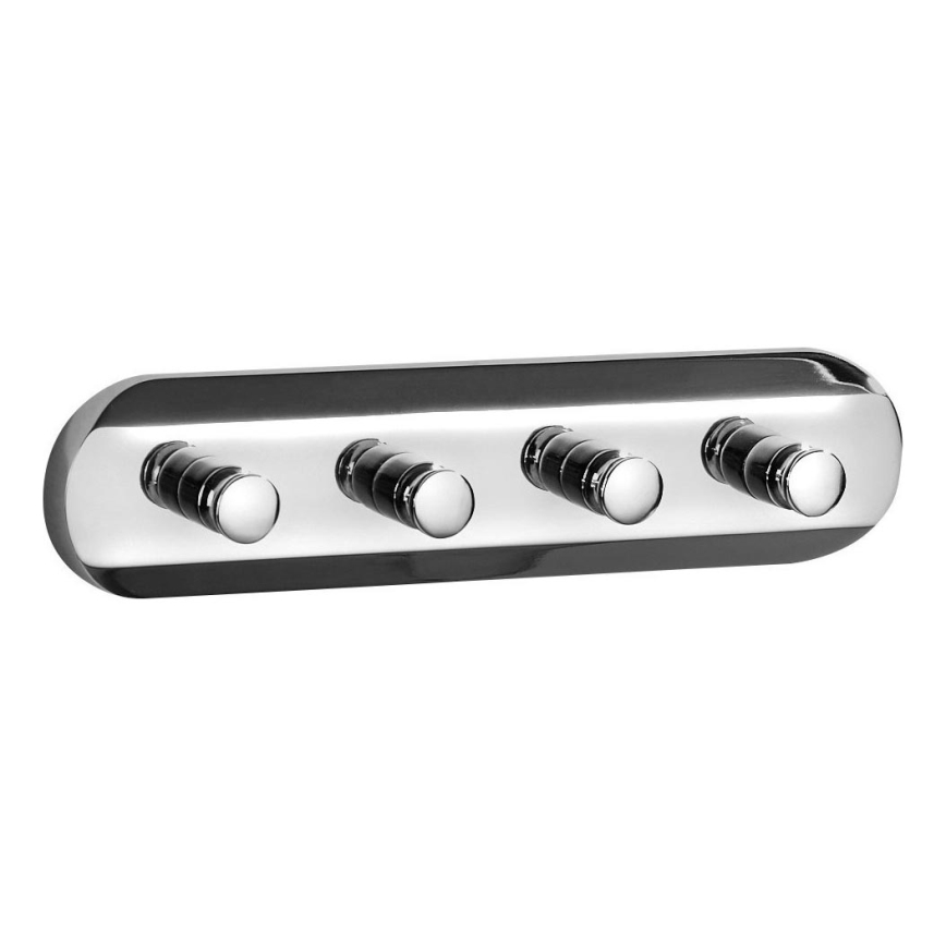 Aqualine - Wall towel hanger SAMBA 21 cm shiny chrome
