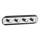 Aqualine - Wall towel hanger SAMBA 21 cm shiny chrome