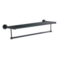 Aqualine - Wall towel holder SAMBA 21x62,5 cm black