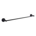 Aqualine - Wall towel holder SAMBA 7,3x64,5 cm black