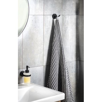 Aqualine - Wall towel holder SAMBA black