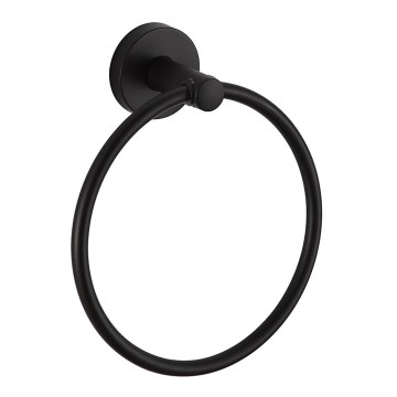 Aqualine - Wall towel holder SAMBA d. 15,5 cm black