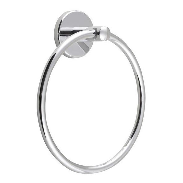 Aqualine - Wall towel holder SAMBA d. 15,5 cm shiny chrome