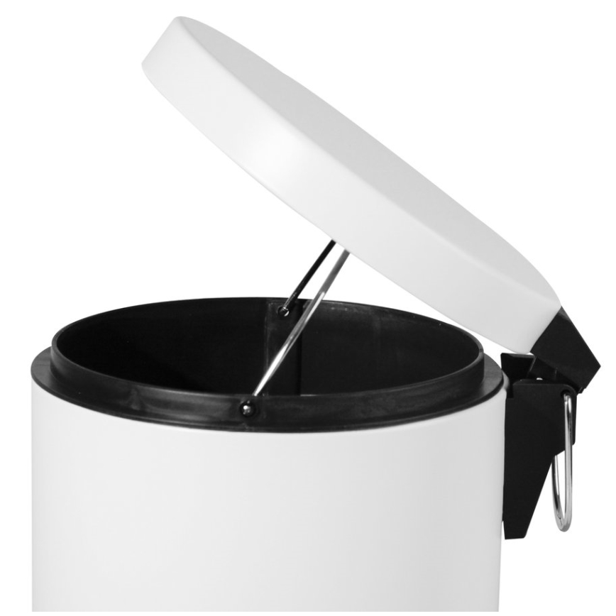 Aqualine - Waste bin SIMPLE LINE 3 l matte white