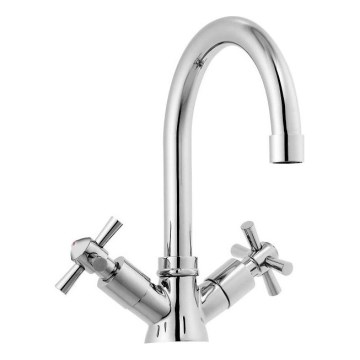 Aqualine - XENIA RETRO Basin Mixer 22.2 cm Polished Chrome