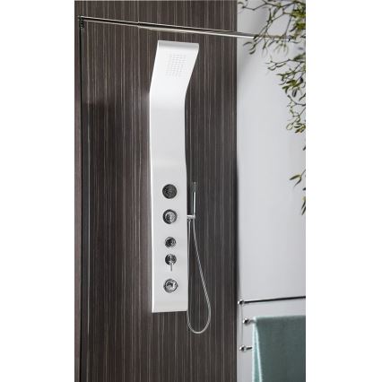 Aqualine - YUKI Matte White Shower Panel
