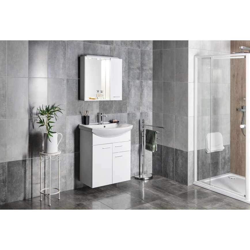 Aqualine - ZERO Recessed Washbasin 65x46 cm Ceramic/White