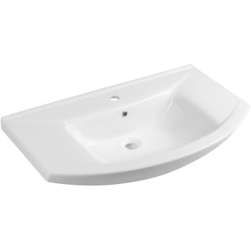 Aqualine - ZERO Recessed washbasin 86x50 cm, ceramic/white