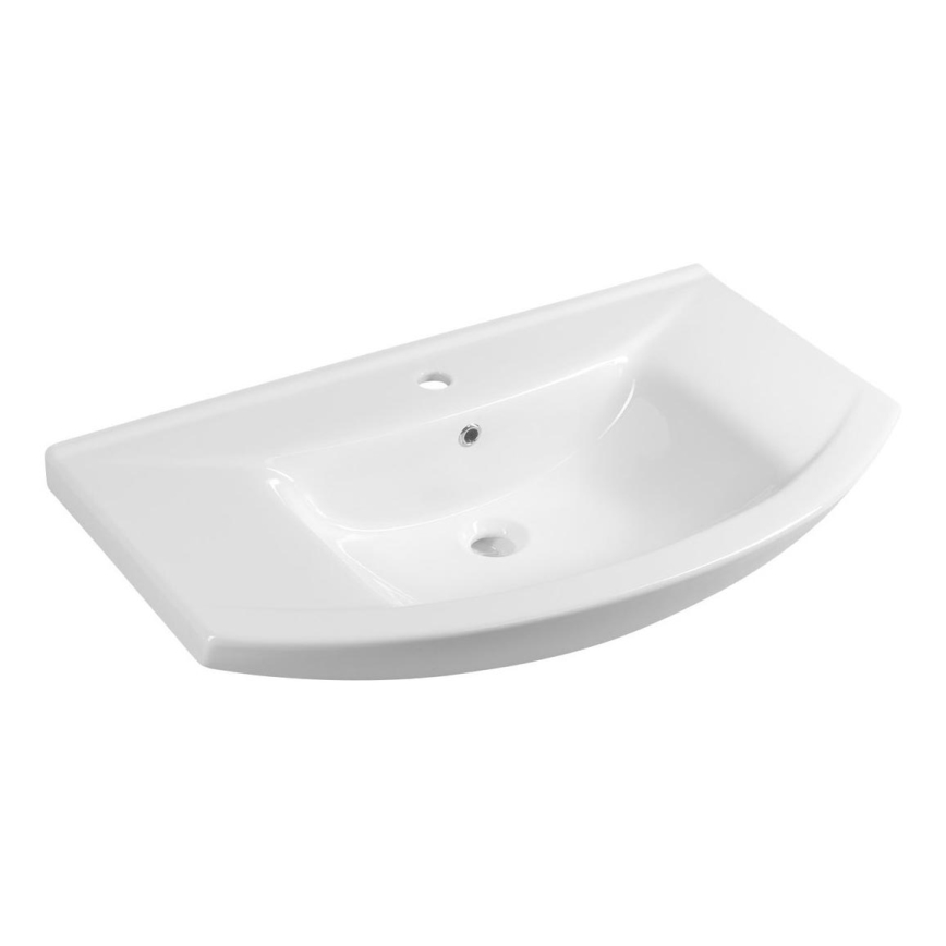 Aqualine - ZERO Recessed washbasin 86x50 cm, ceramic/white