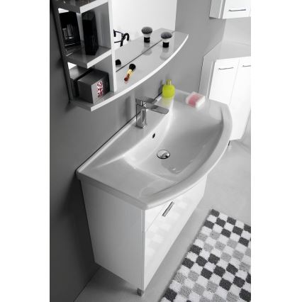 Aqualine - ZERO Recessed washbasin 86x50 cm, ceramic/white