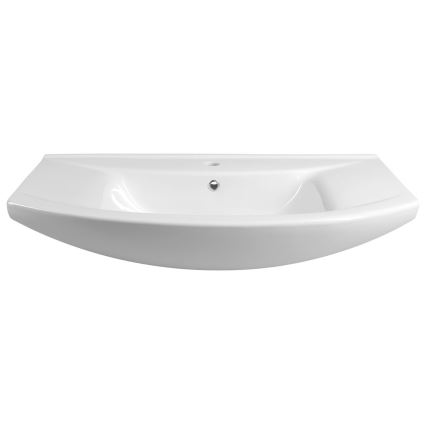Aqualine - ZERO Recessed washbasin 86x50 cm, ceramic/white